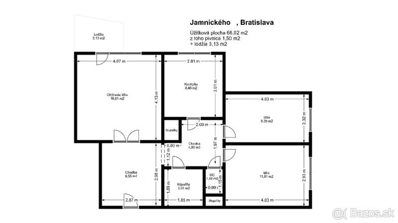 Prodazha 3-komnatnaya, 3-komnatnaya, Jamnického, Bratislava - Karlova 