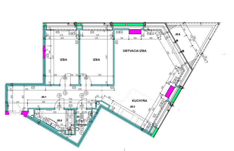 Солнечная 3-комнатная квартира с видом на Дунай в Братиславе