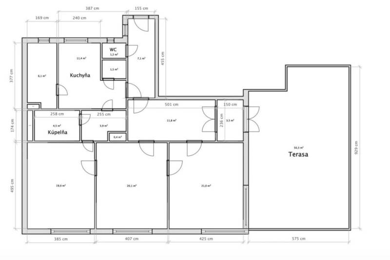 Prodazha 4-komnatnaya, 4-komnatnaya, Gorkého, Bratislava - Staré Mesto
