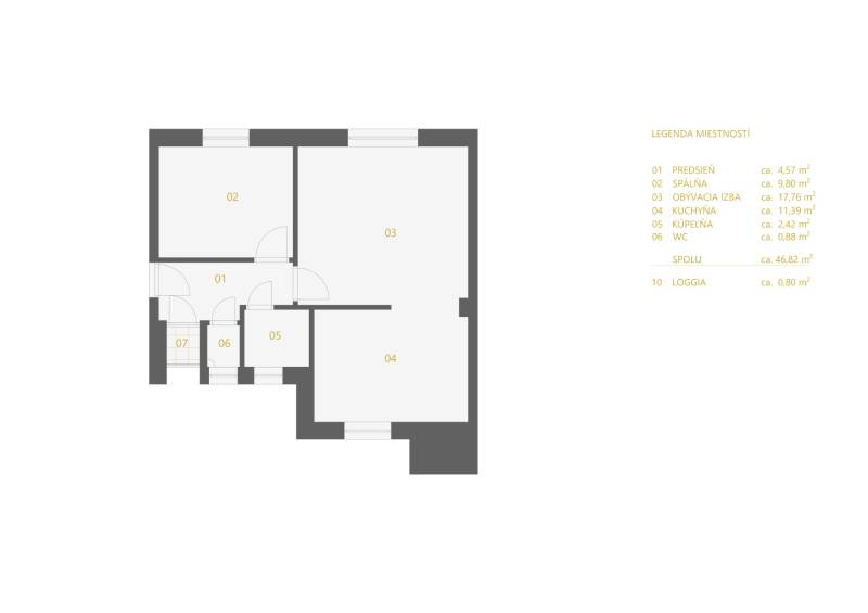 Уютная 2-комнатная квартира в престижном районе Братиславы