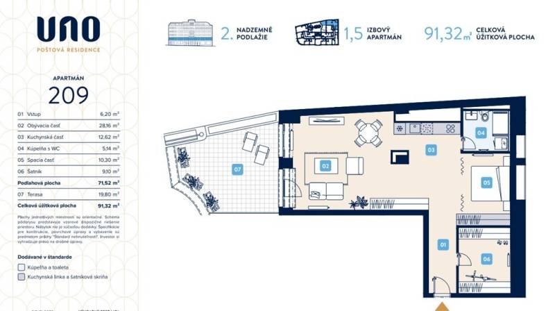 Arenda 2-komnatnaya, 2-komnatnaya, Poštová, Bratislava - Staré Mesto, 