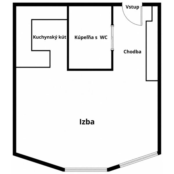 Prodazha 1-komnatnaya, 1-komnatnaya, Veternicová, Bratislava - Karlova