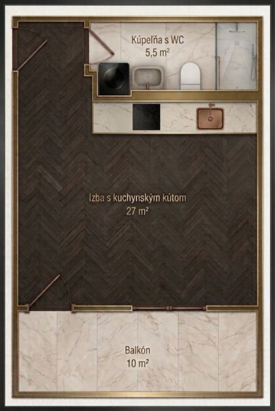 Prodazha 1-komnatnaya, 1-komnatnaya, Tomášikova, Bratislava - Nové Mes