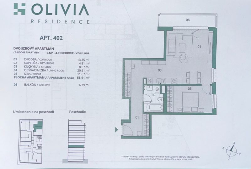 Prodazha 2-komnatnaya, 2-komnatnaya, Rožňavská, Bratislava - Nové Mest